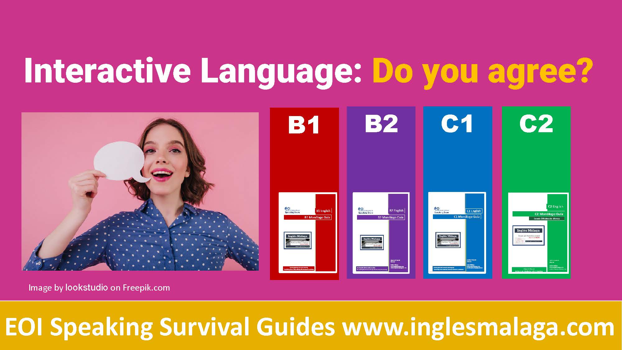 Interactive language for exam dialogues – Inglés Málaga